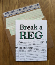 Load image into Gallery viewer, CPA Exam Motivational Greeting Card - Break a REG