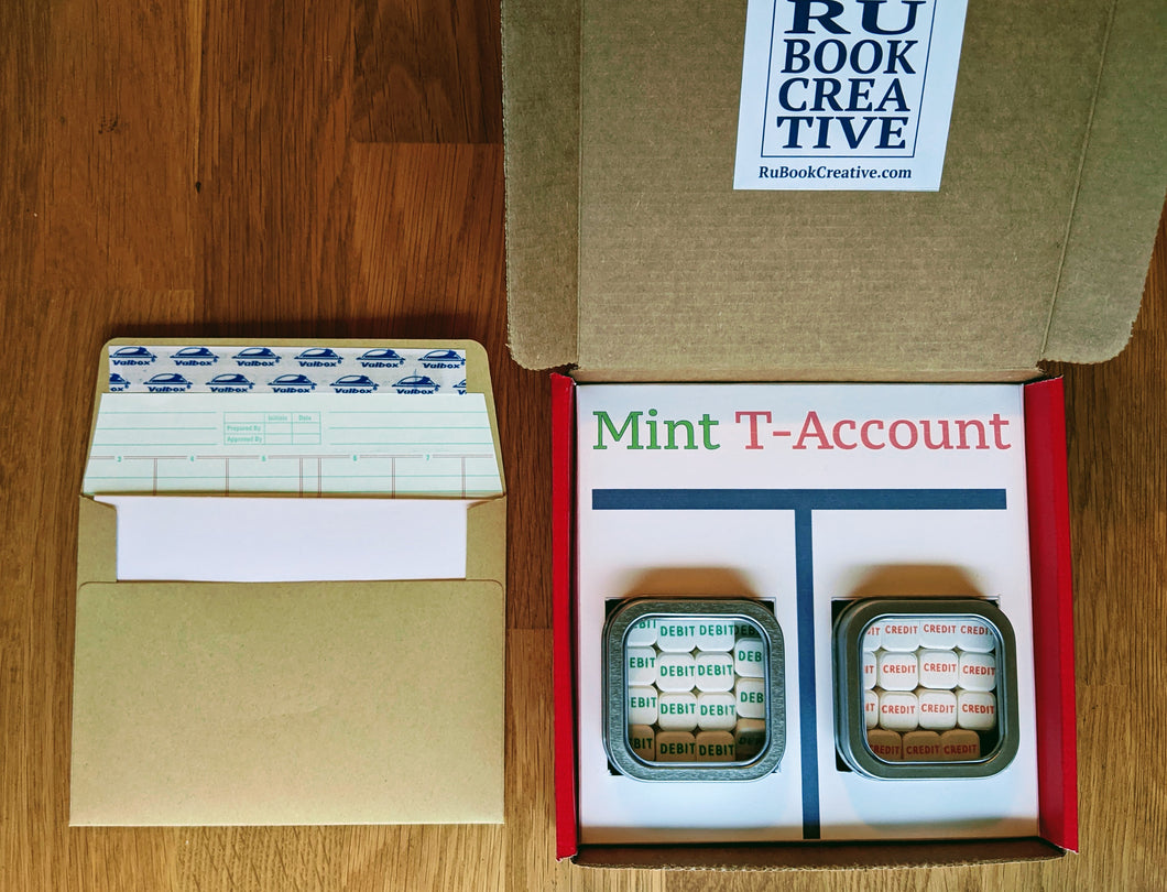 Accounting Gift Box | Mint T-Accounts
