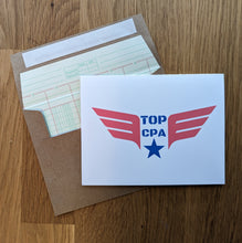 Load image into Gallery viewer, Accounting greeting card Top CPA