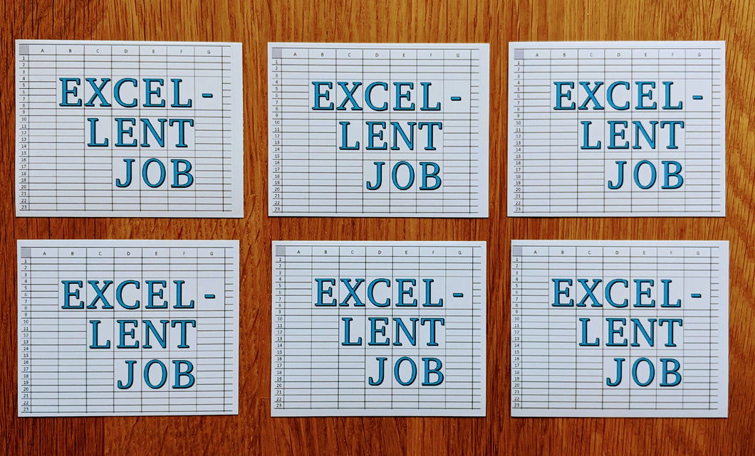 Accounting Sticker 6-pack