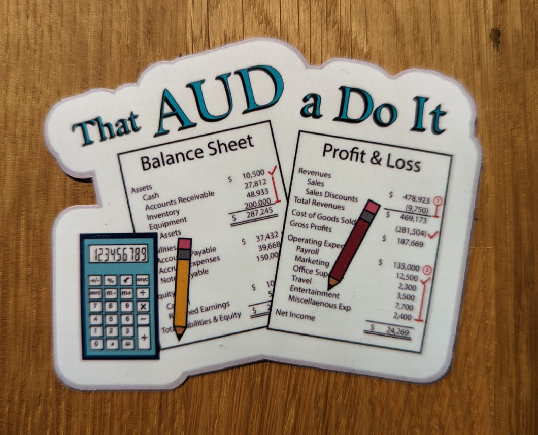 Sticker - CPA Exam That AUD a Do It